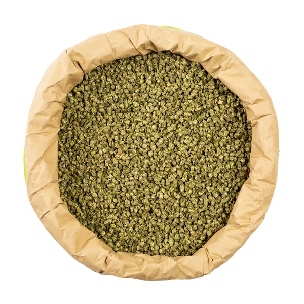 sacco erba medica sbriciolata